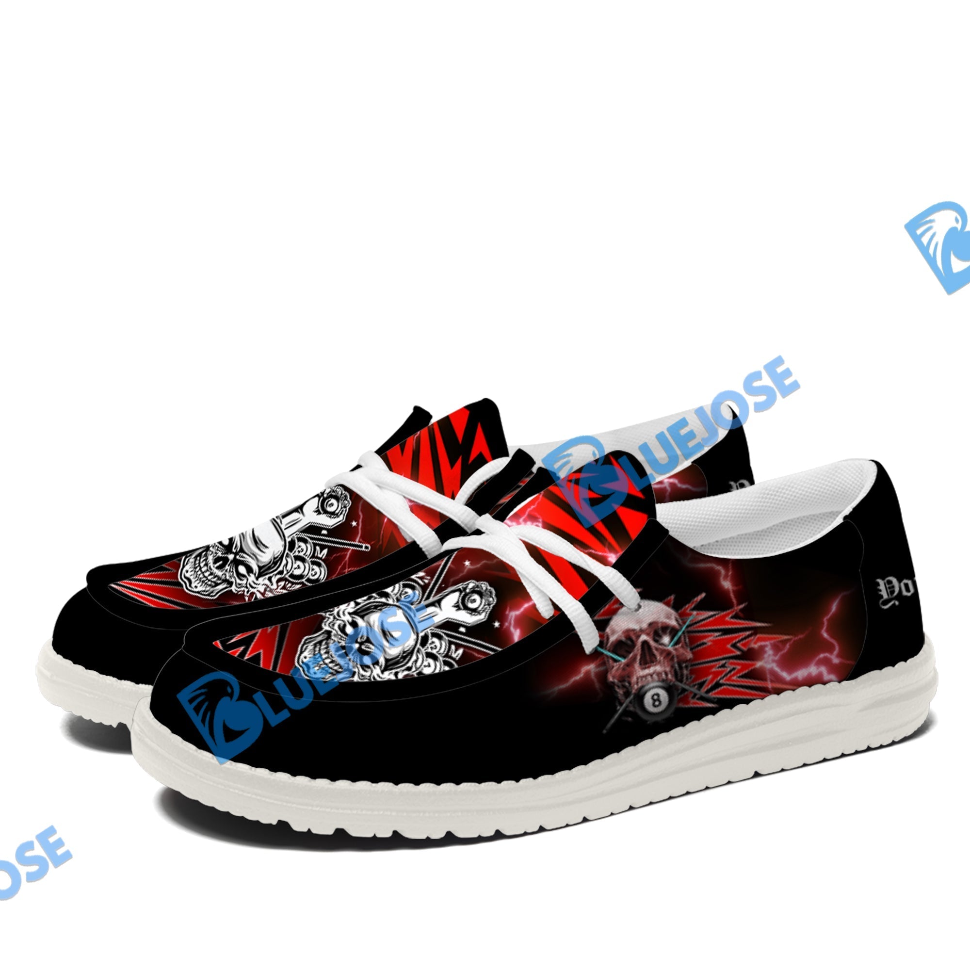 Billiards Ball 8 Deadly Thunder Lace Up Loafers 2026