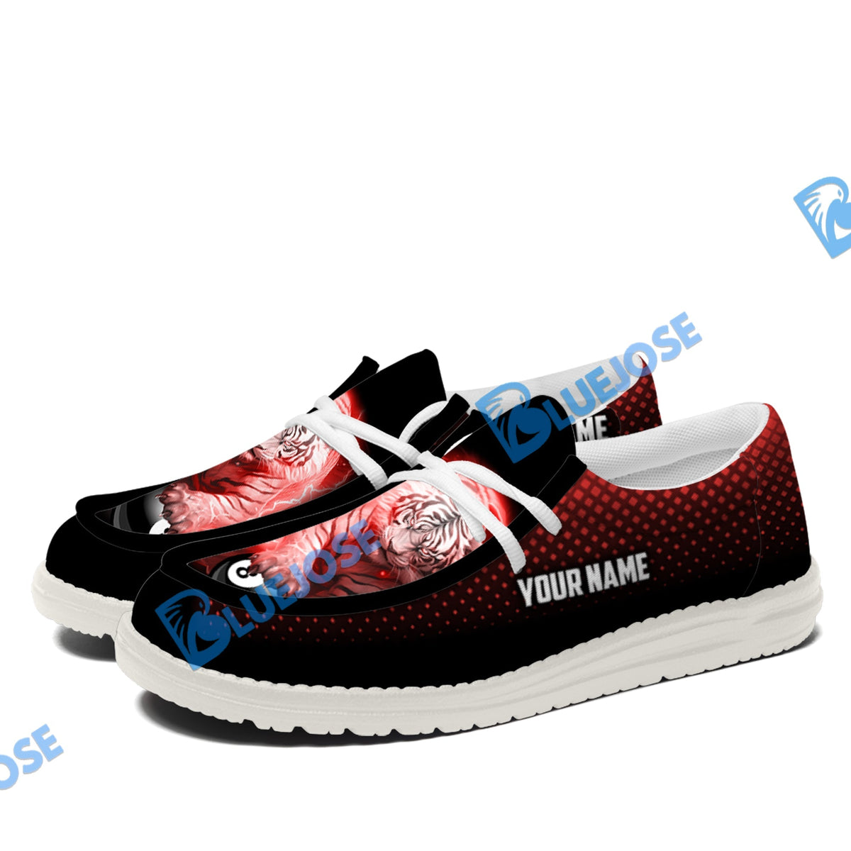 Billiards Ball 8 Thunder Tiger Lace Up Loafers 2026