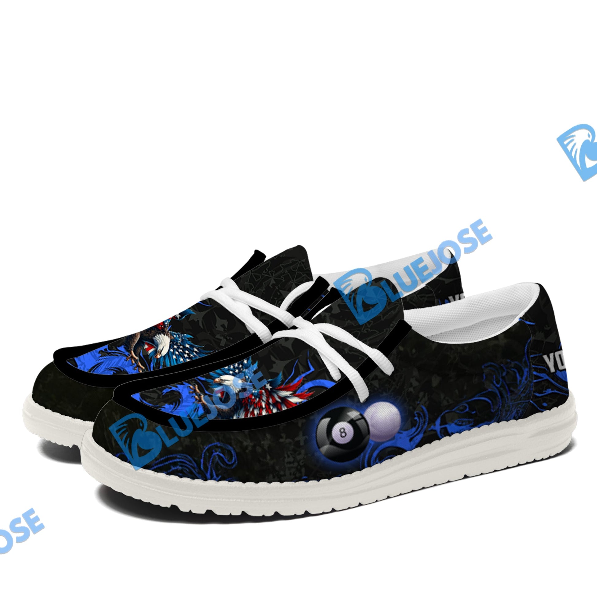 Billiards 8 Ball Almighty American Eagle Lace Up Loafers 2026