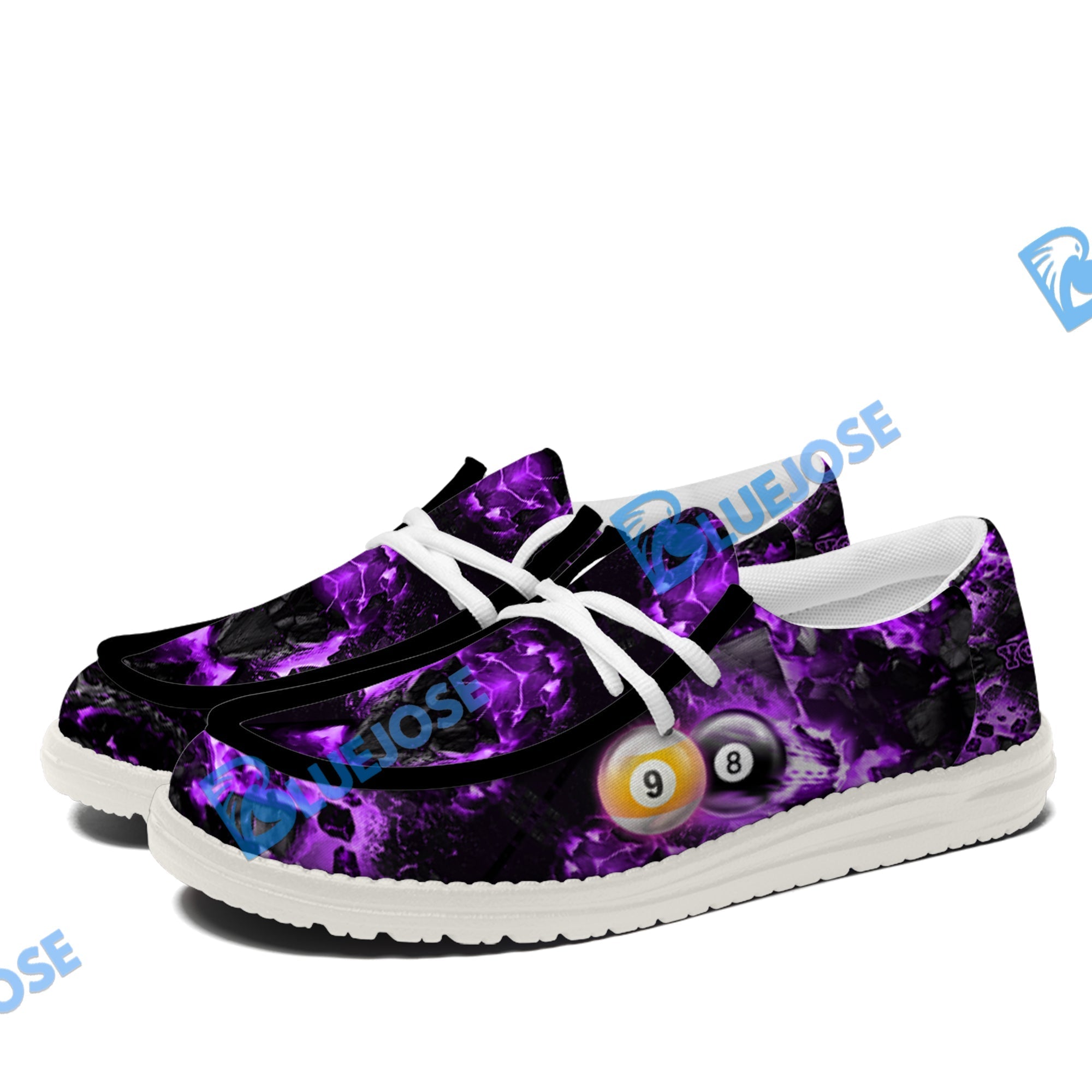 Billiards Ball 8&9 Shoot And Destroy Lace Up Loafers 2026