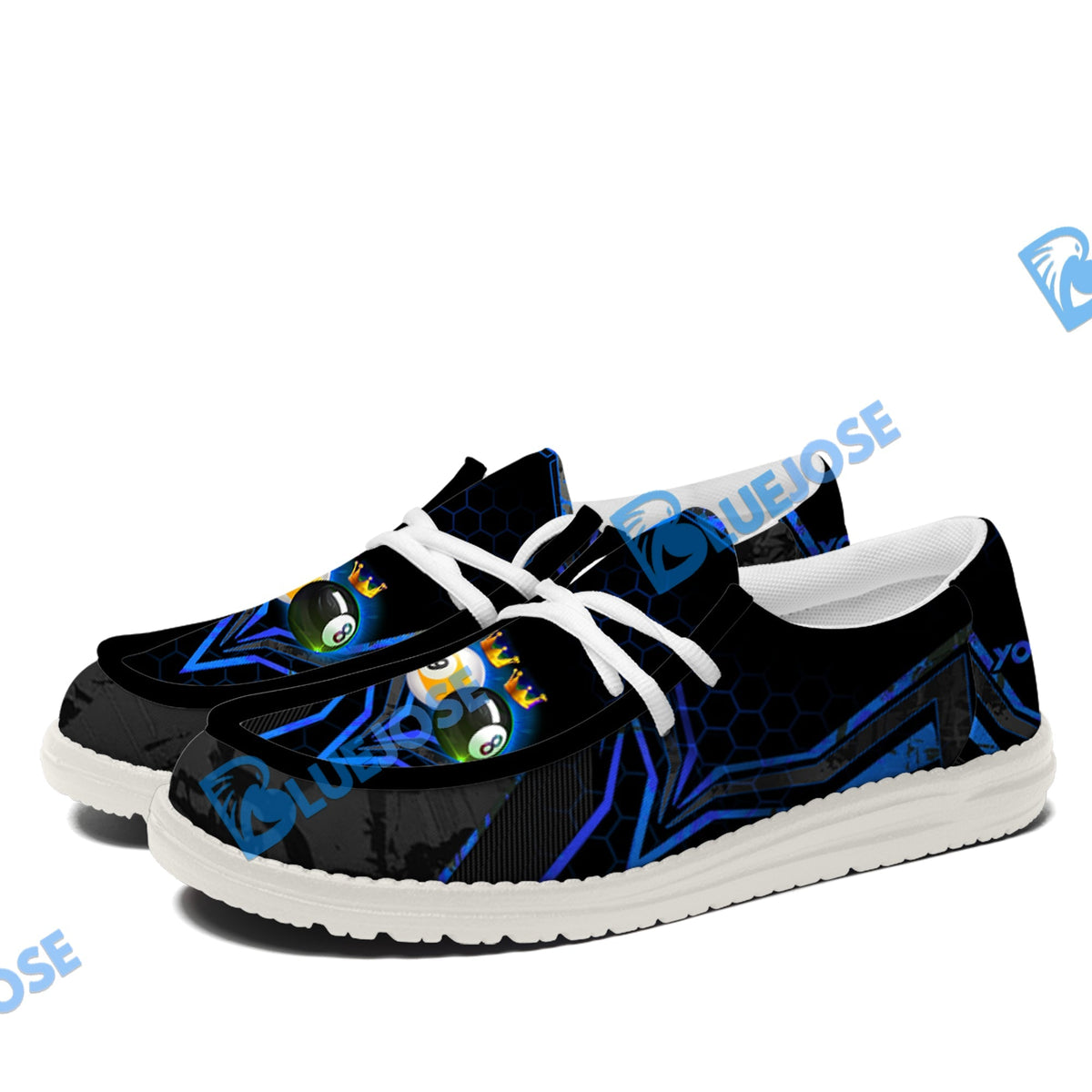 Billiards King 8 Ball & 9 Ball Lace Up Loafers 2026