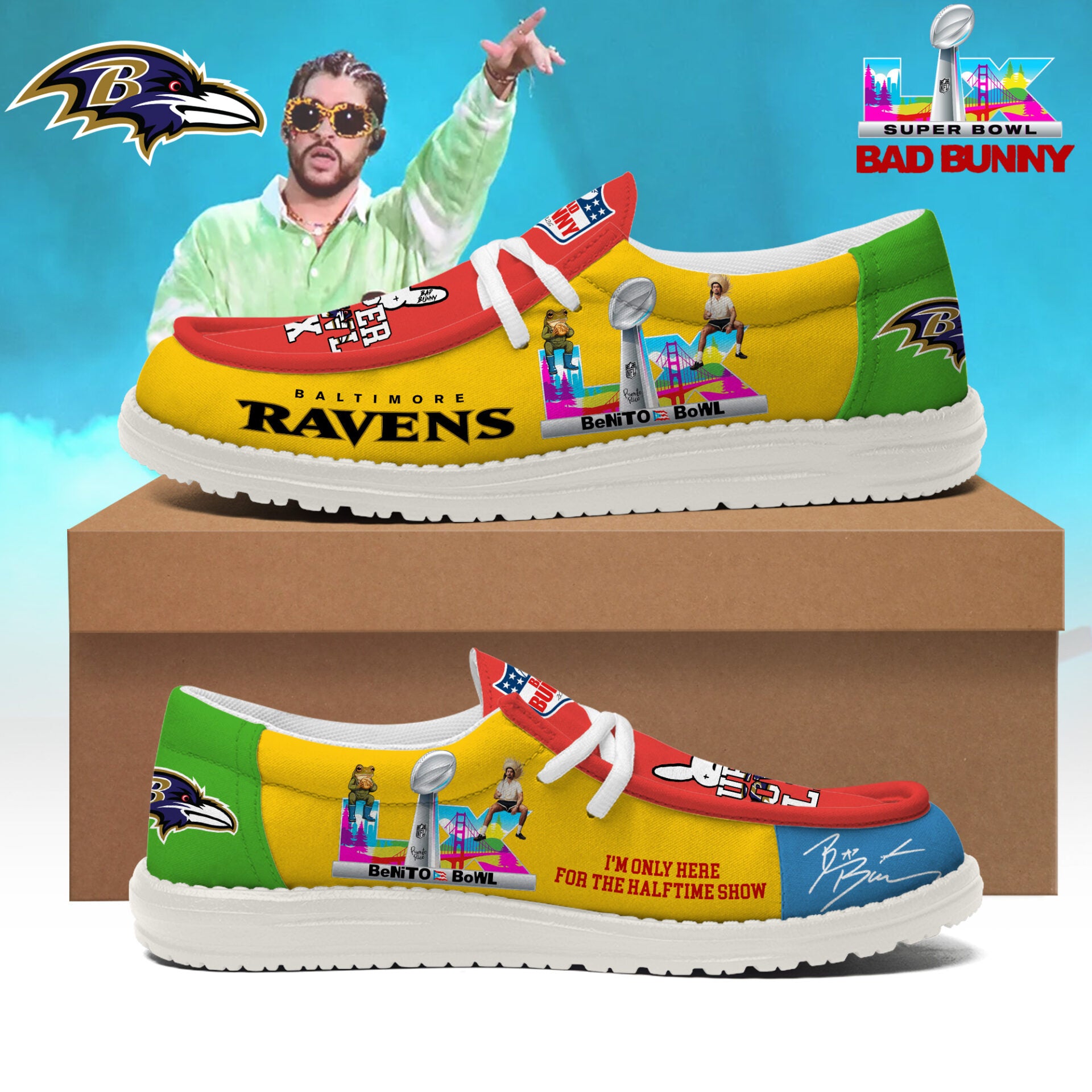Baltimore Ravens Lace Up Loafers 2026