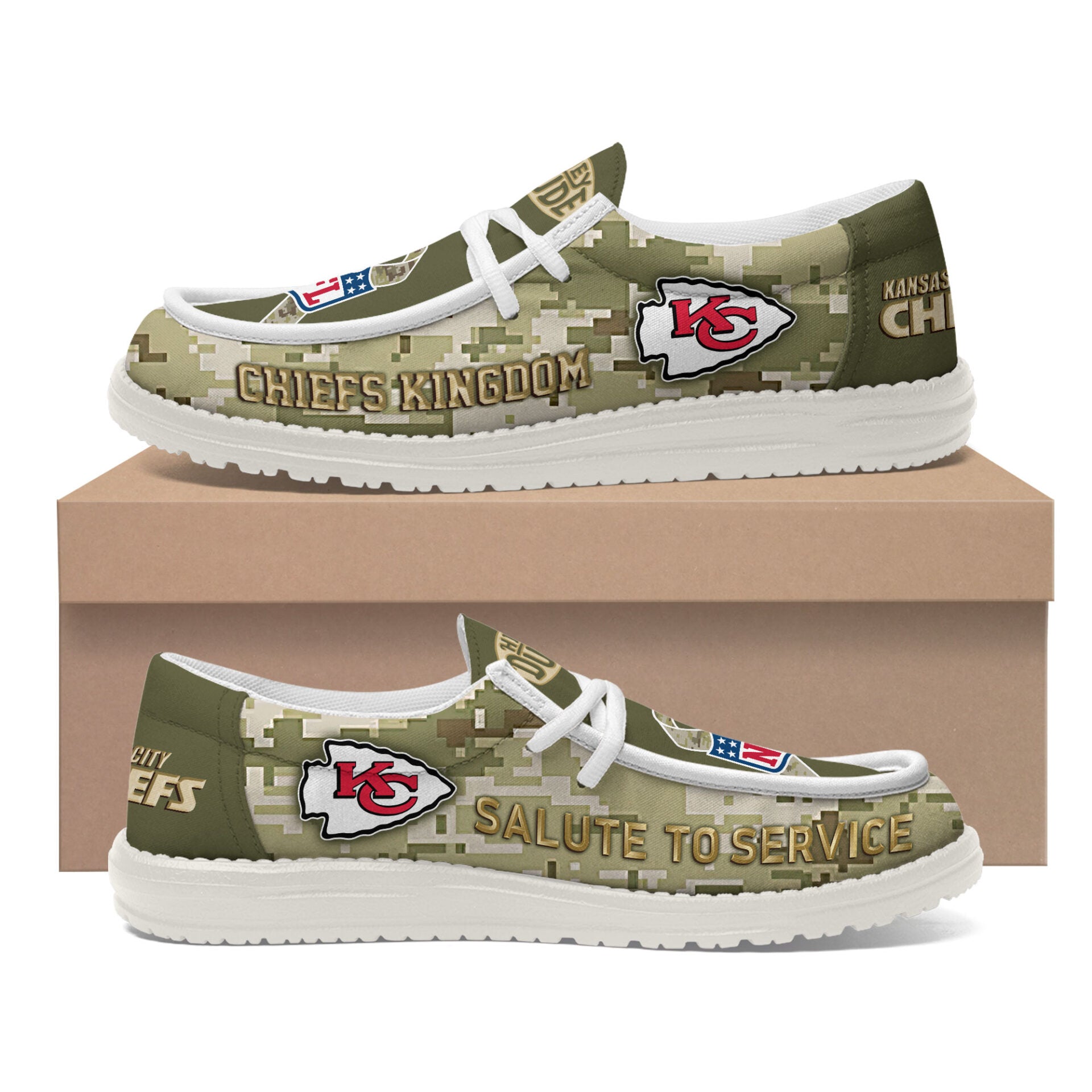 Kansas City Chiefs Lace Up Loafers 2026