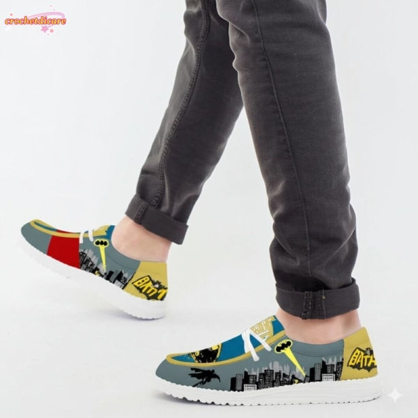 Bat Man Lace Up Loafers 2026