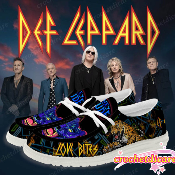 Def Leppard Lace Up Loafers 2026