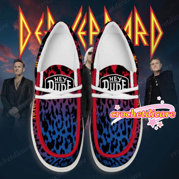 Def Leppard Lace Up Loafers 2026