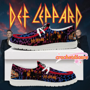 Def Leppard Lace Up Loafers 2026