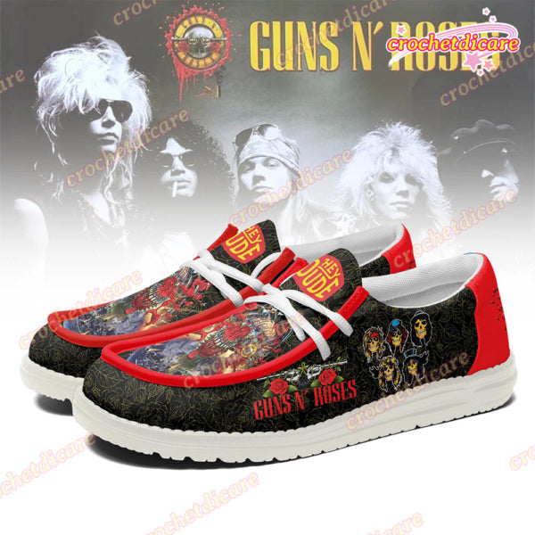 Guns N' Roses Lace Up Loafers 2026