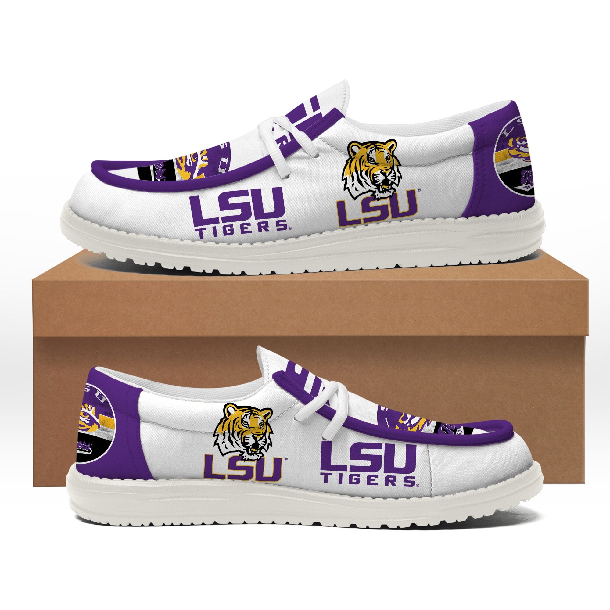 LSU Tigers Lace Up Loafers 2026