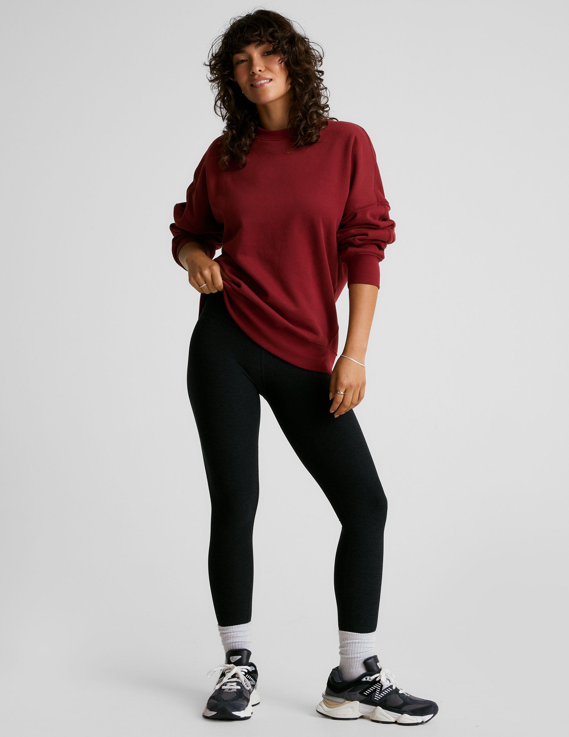 Oversized Sweatshirt - California Merlot