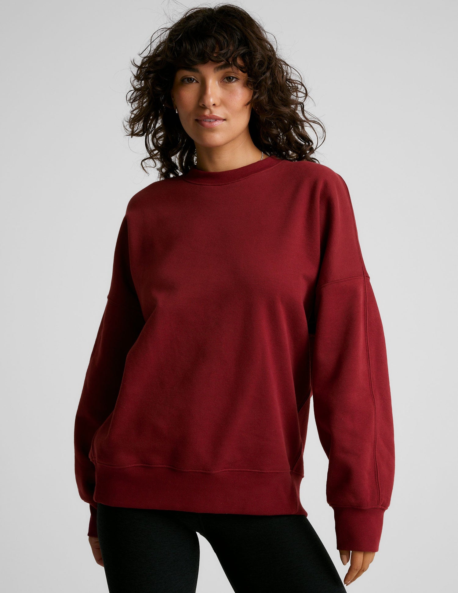 Oversized Sweatshirt - California Merlot