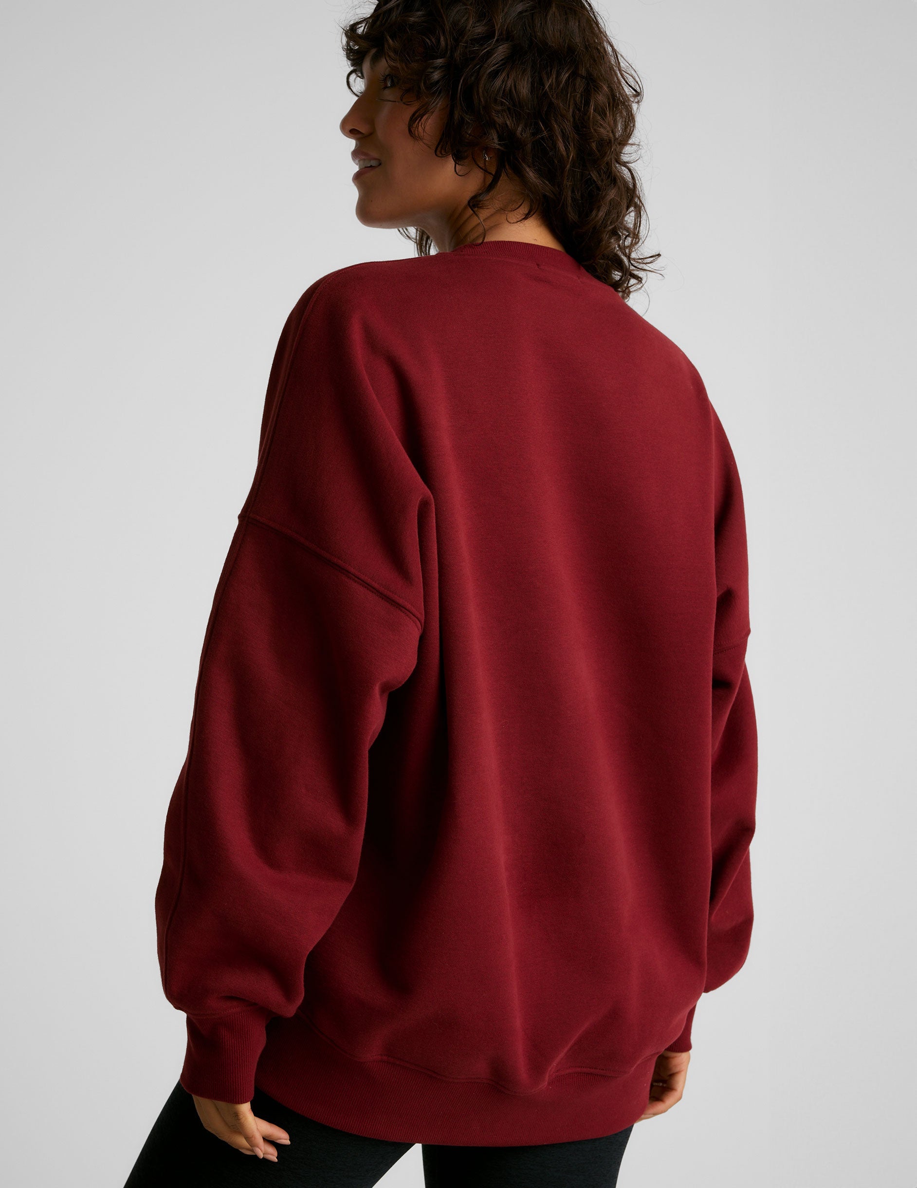 Oversized Sweatshirt - California Merlot