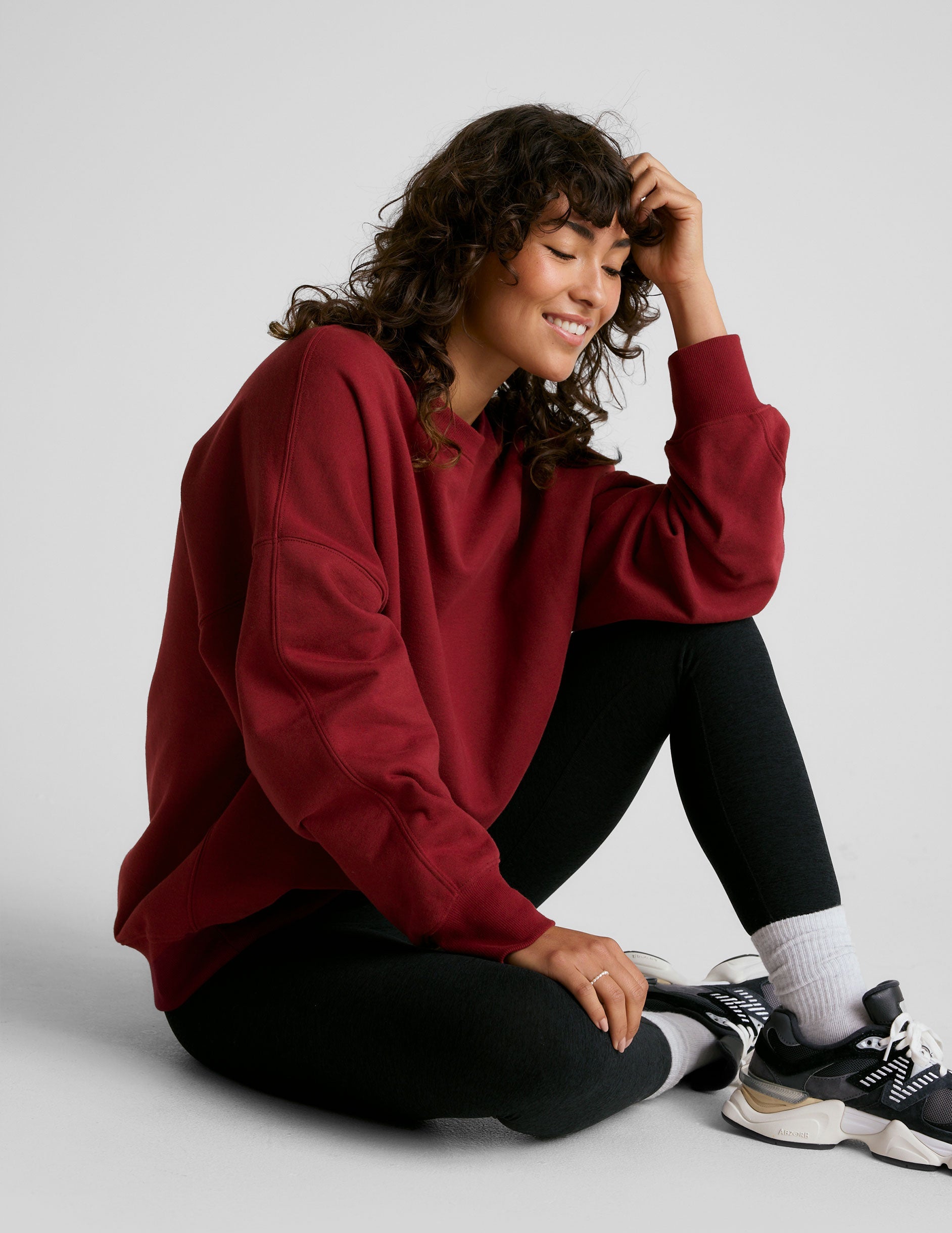 Oversized Sweatshirt - California Merlot