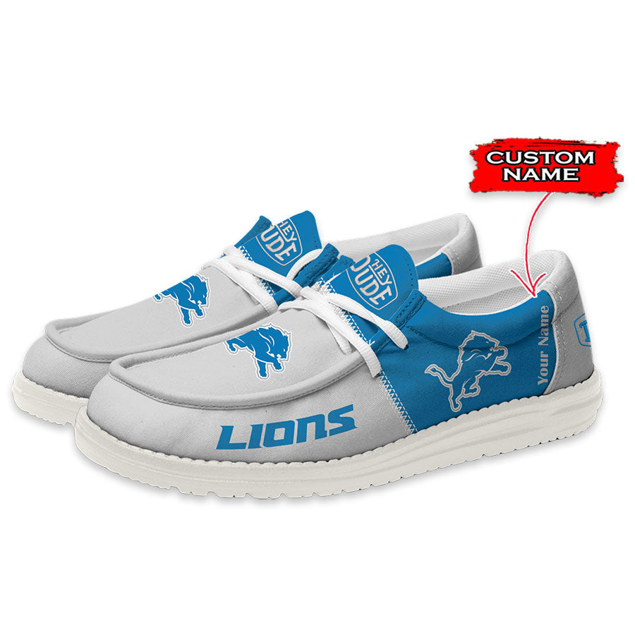Detroit Lions Lace Up Loafers 2026