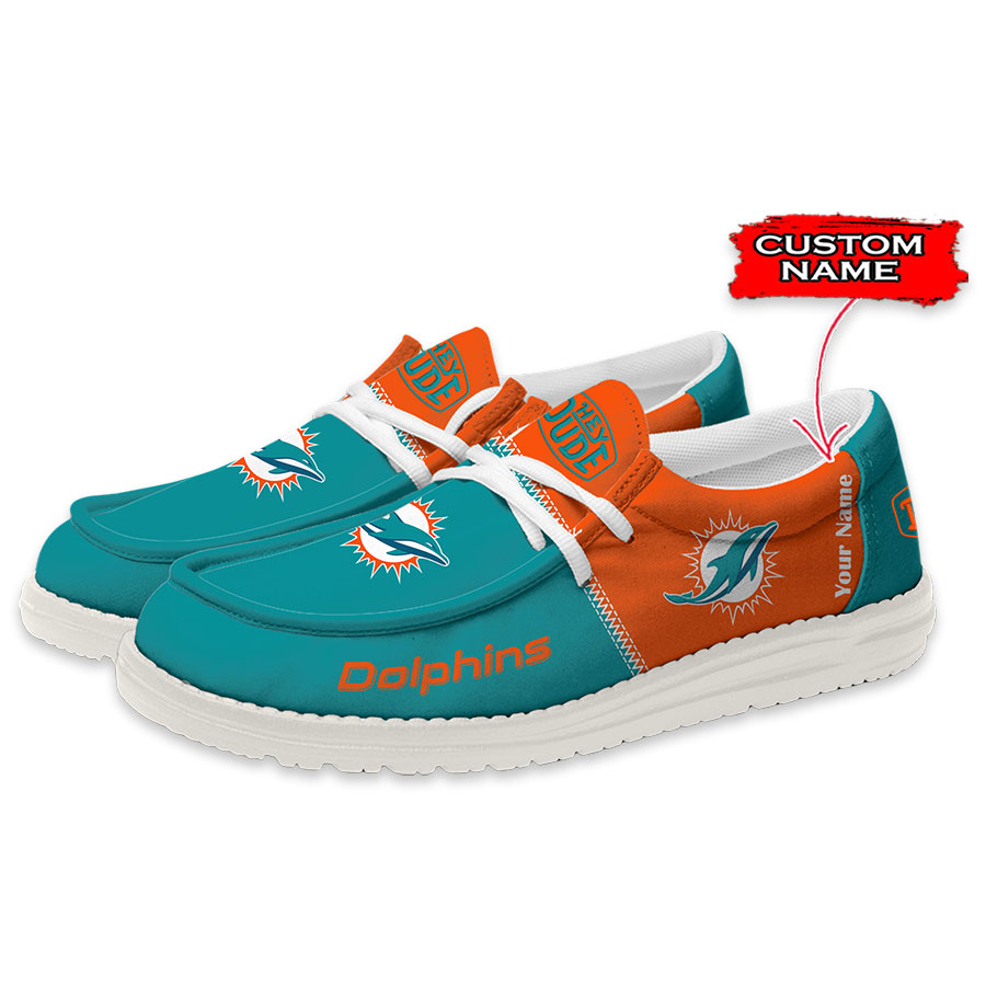 Miami Dolphins Lace Up Loafers 2026