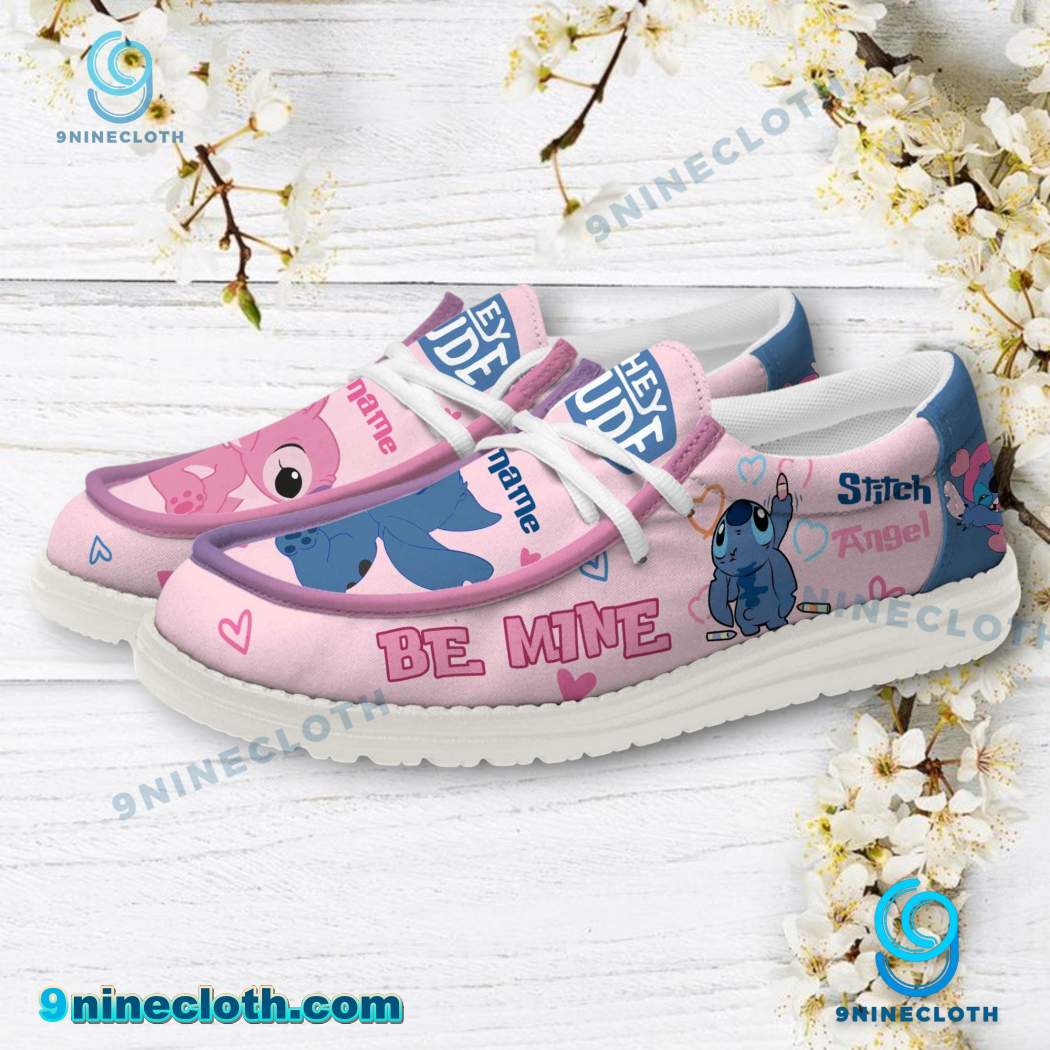 Stitch And Angel Lace Up Loafers 2026