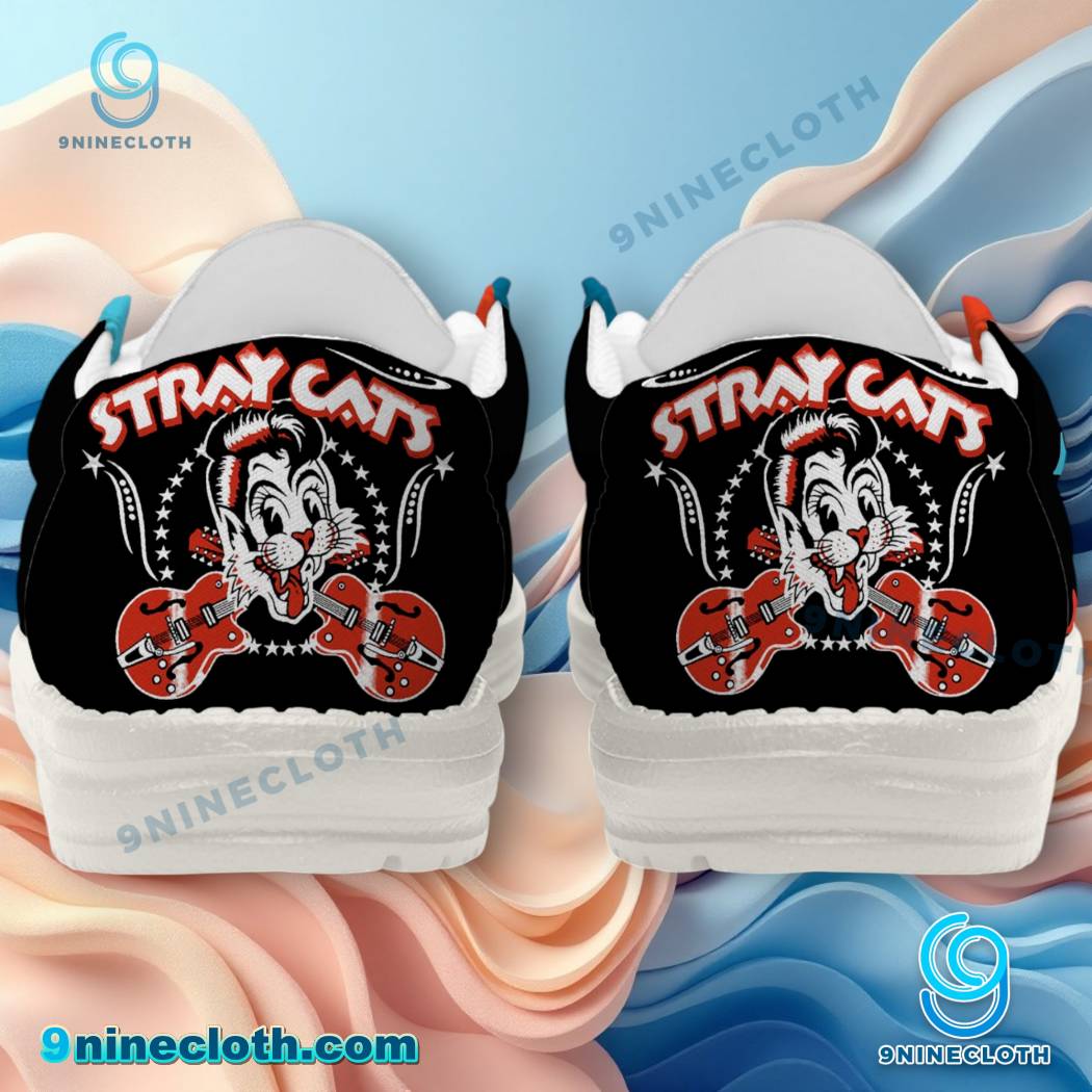 Stray Cats Band Lace Up Loafers 2026