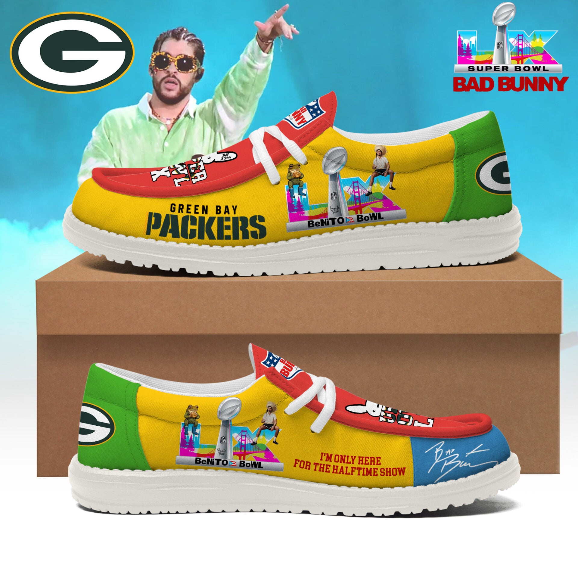 Green Bay Packers Lace Up Loafers 2026