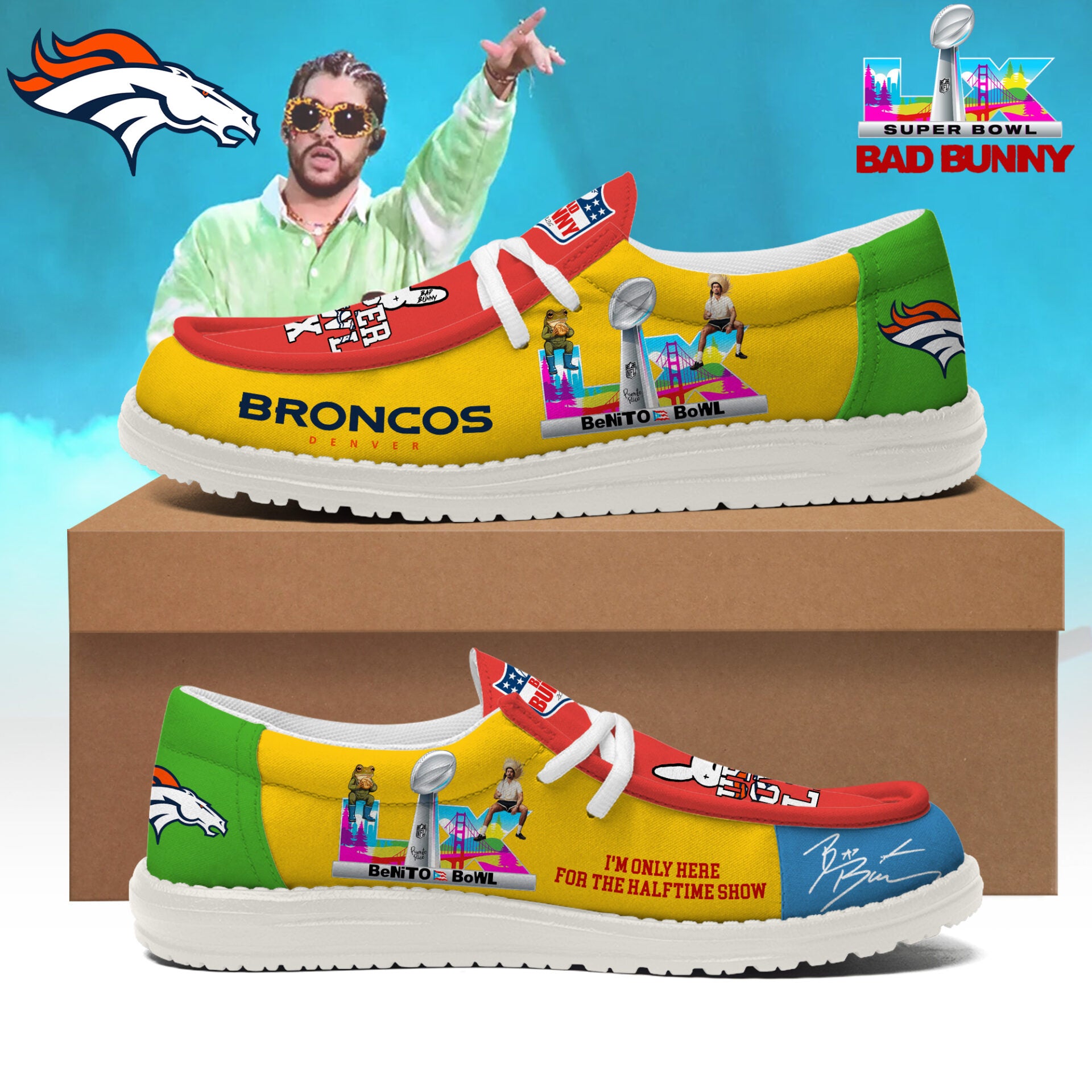 Denver Broncos Lace Up Loafers 2026