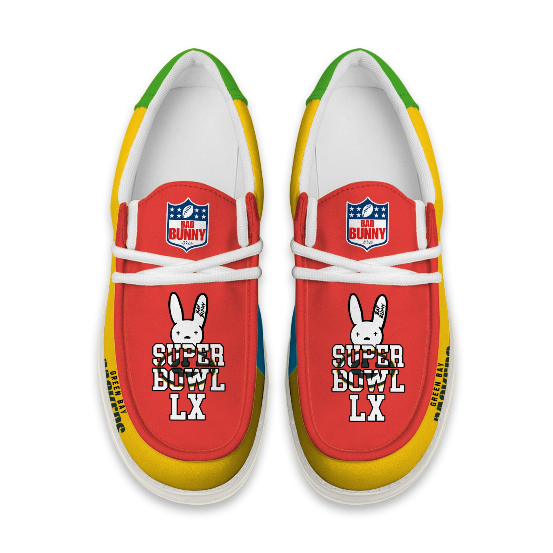 Green Bay Packers Lace Up Loafers 2026