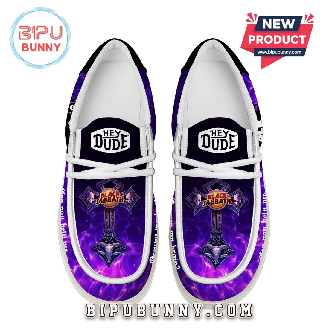 Black Sabbath Lace Up Loafers 2026