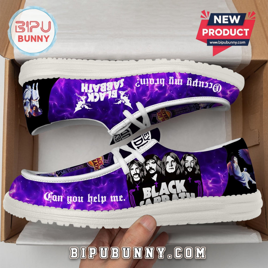Black Sabbath Lace Up Loafers 2026