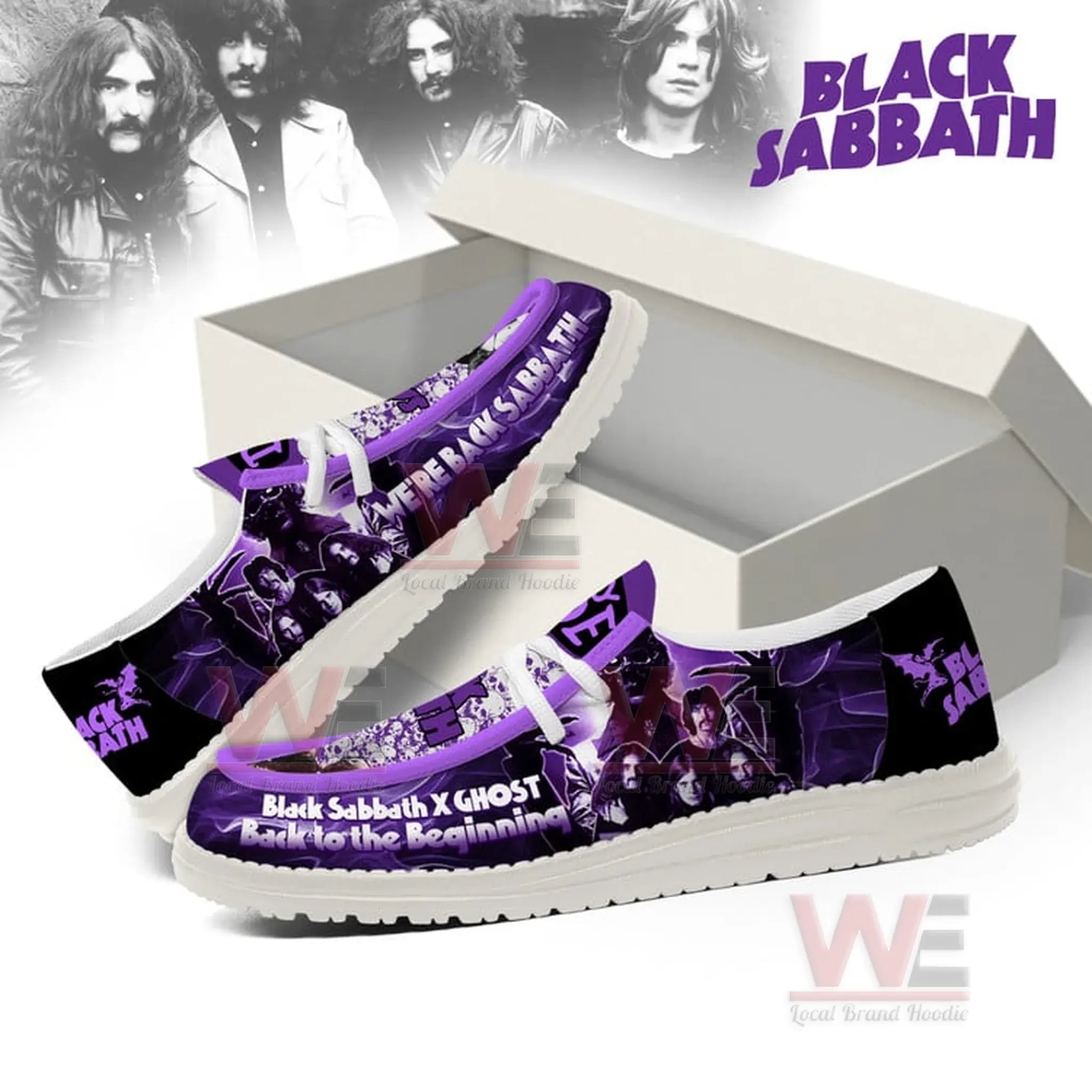 Black Sabbath Lace Up Loafers 2026