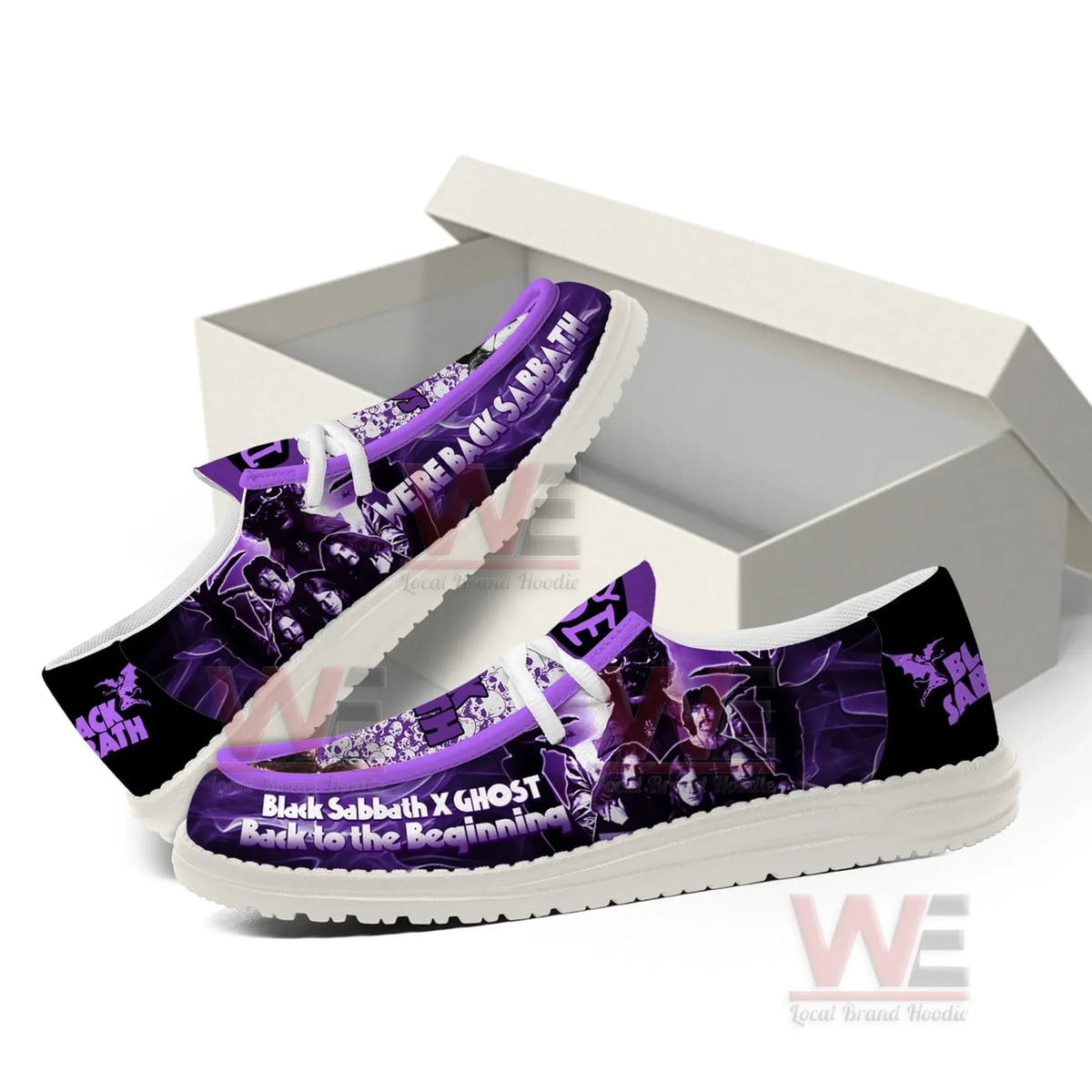 Black Sabbath Lace Up Loafers 2026