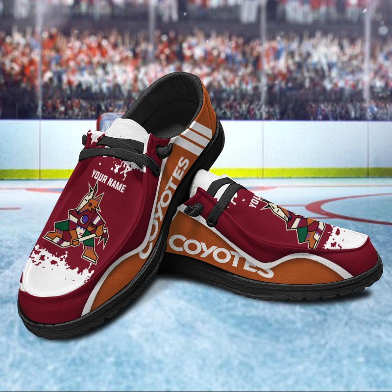 Arizona Coyotes Lace Up Loafers Shoes 2026