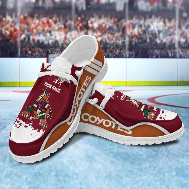 Arizona Coyotes Lace Up Loafers Shoes 2026