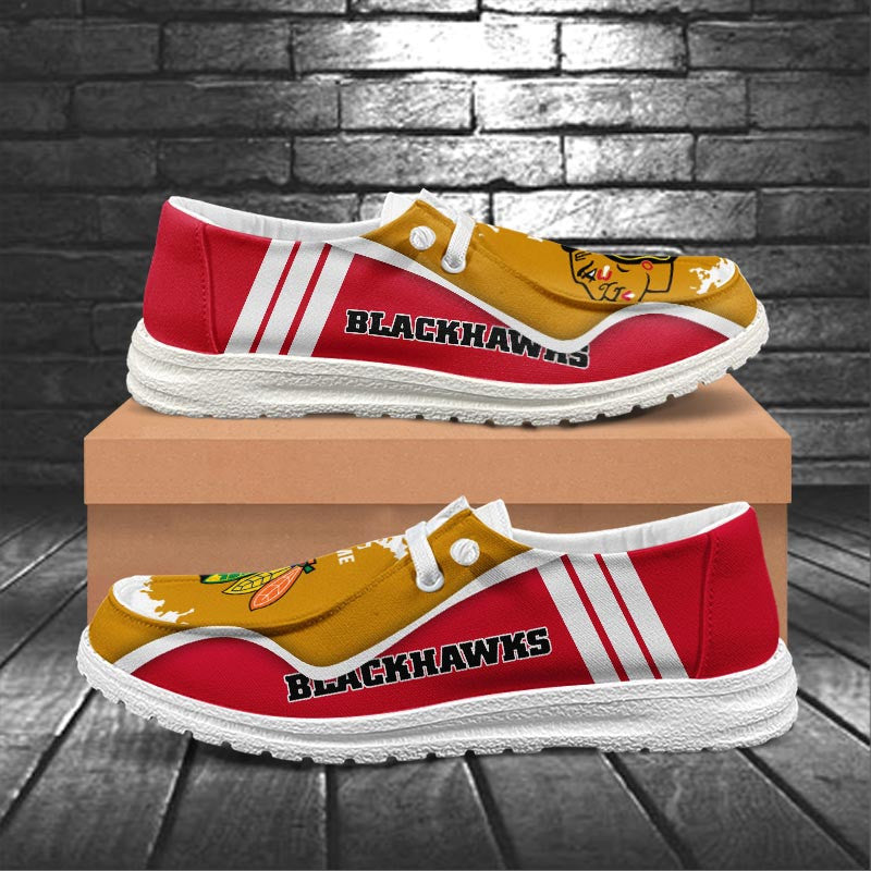 Chicago Blackhawks Lace Up Loafers Shoes 2026