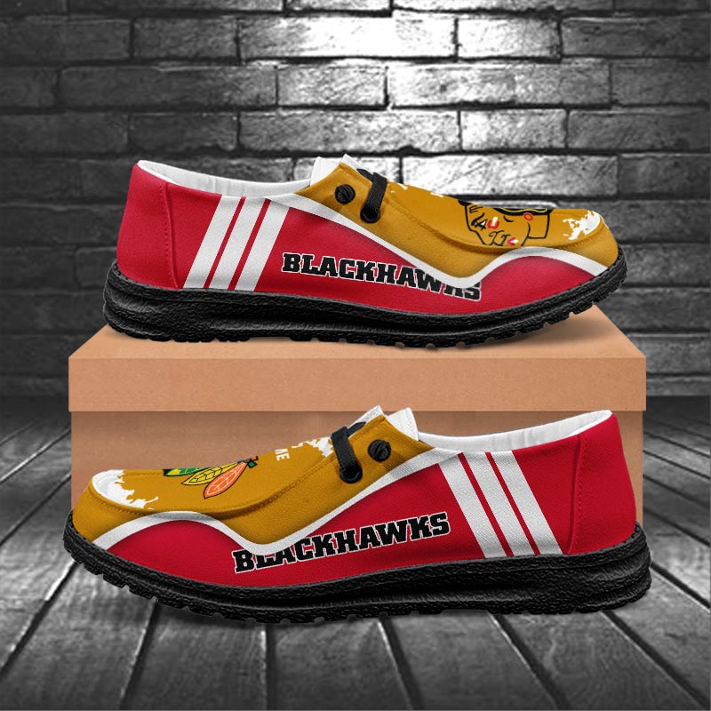 Chicago Blackhawks Lace Up Loafers Shoes 2026