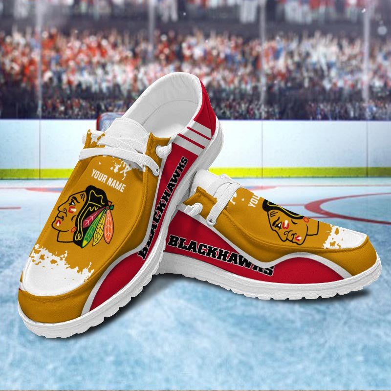 Chicago Blackhawks Lace Up Loafers Shoes 2026
