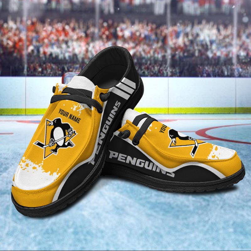 Pittsburgh Penguins Lace Up Loafers Shoes 2026