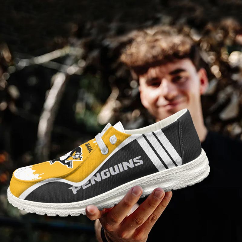 Pittsburgh Penguins Lace Up Loafers Shoes 2026