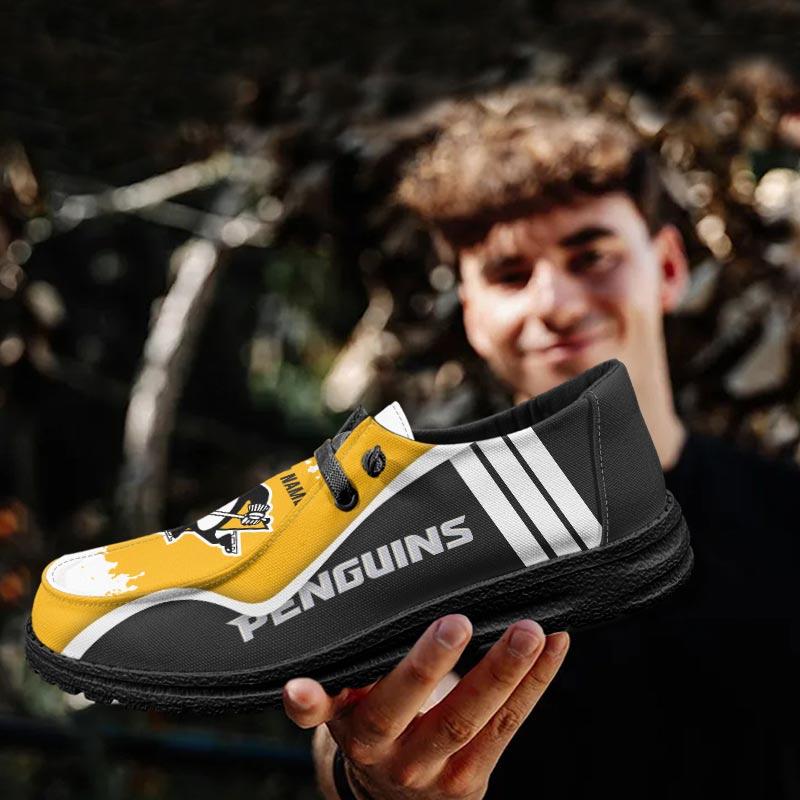 Pittsburgh Penguins Lace Up Loafers Shoes 2026