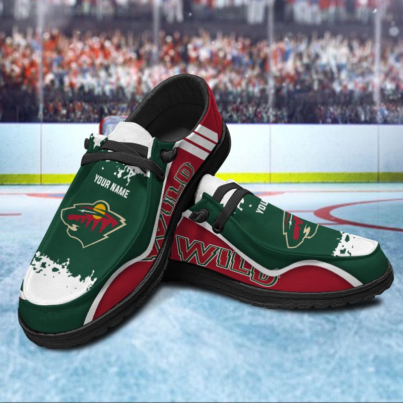 Minnesota Wild Lace Up Loafers Shoes 2026