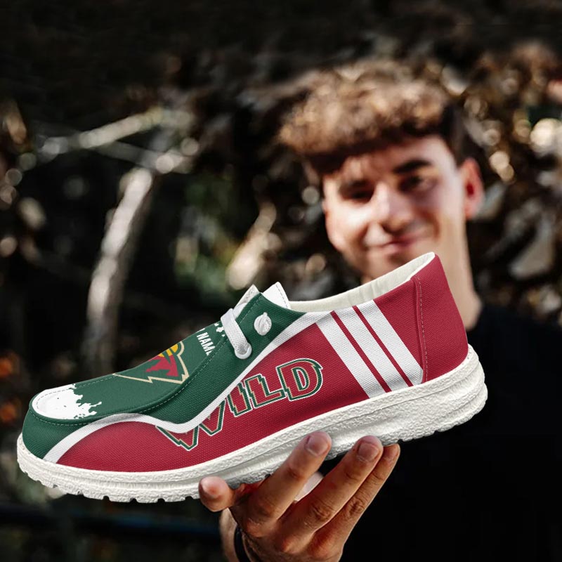 Minnesota Wild Lace Up Loafers Shoes 2026