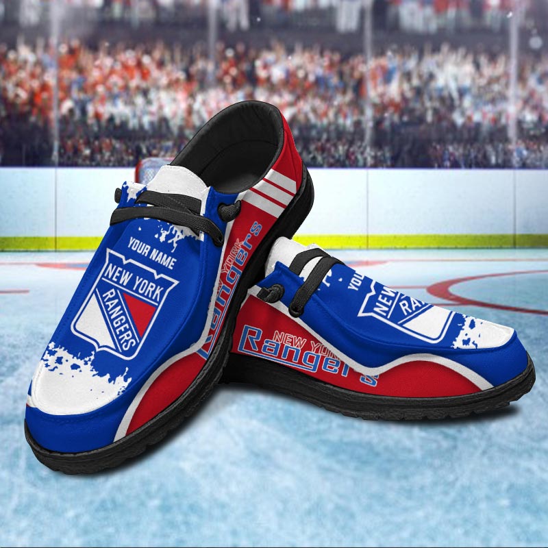 New York Rangers Lace Up Loafers Shoes 2026