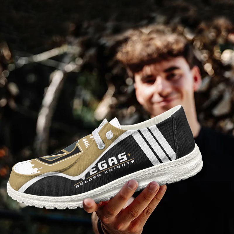 Vegas Golden Knights Lace Up Loafers Shoes 2026