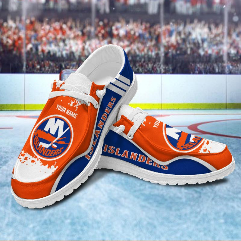 New York Islanders Lace Up Loafers Shoes 2026