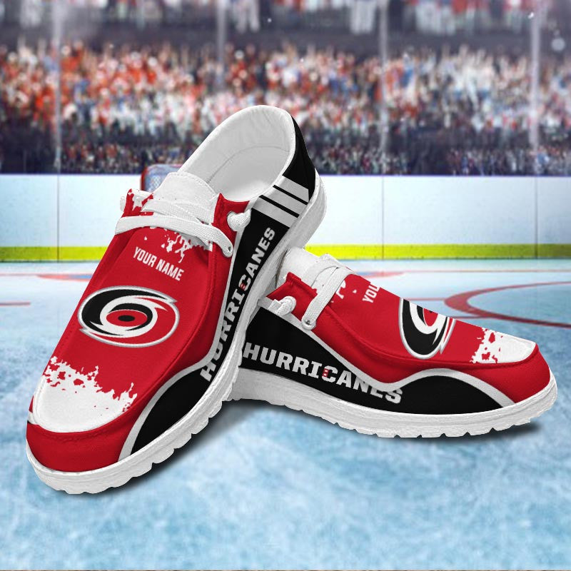 Carolina Hurricanes Lace Up Loafers Shoes 2026
