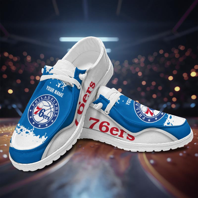Philadelphia 76ers Lace Up Loafers 2026