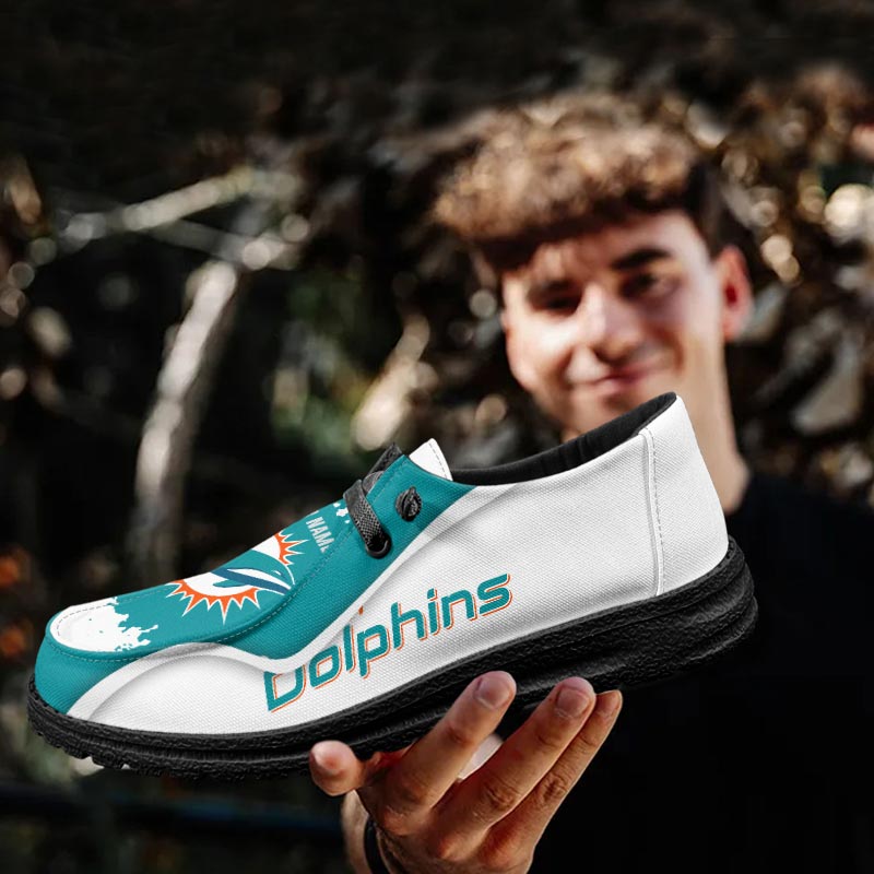 Miami Dolphins Lace Up Loafers 2026