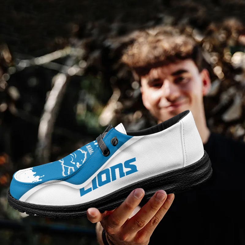 Detroit Lions Lace Up Loafers 2026
