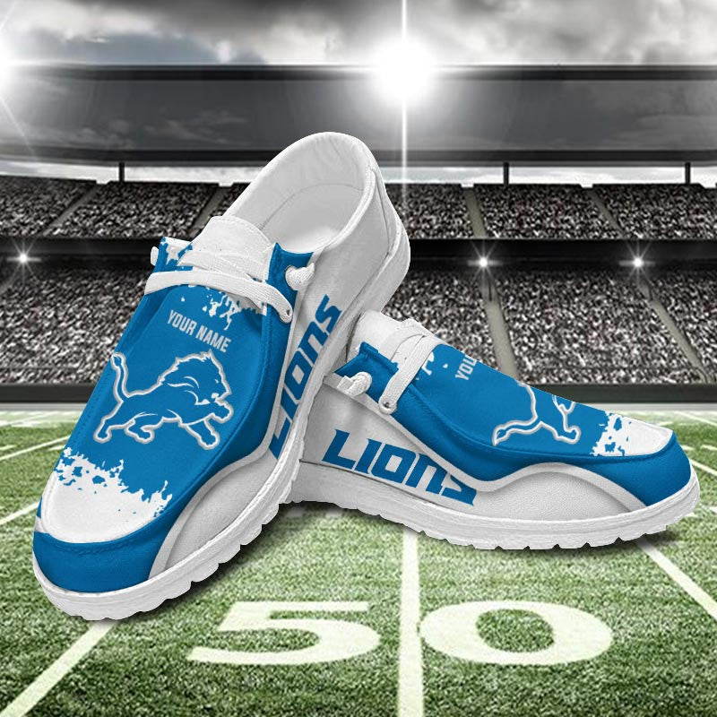 Detroit Lions Lace Up Loafers 2026
