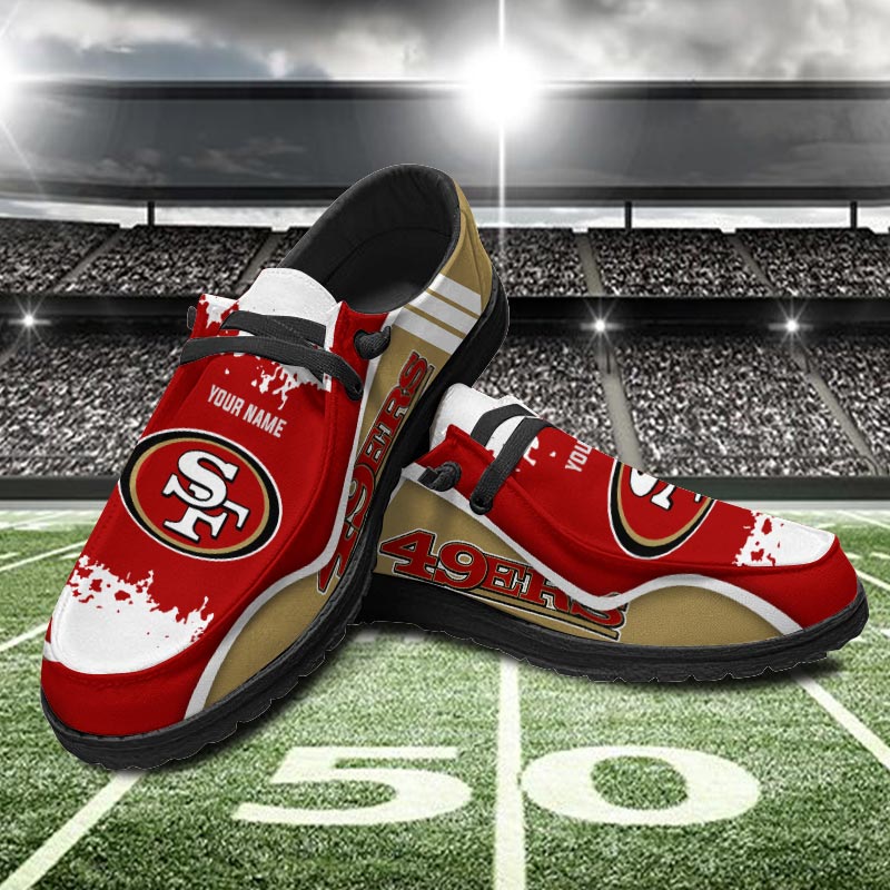 San Francisco 49ers Lace Up Loafers 2026