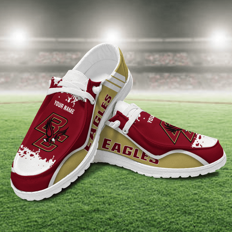 Boston College Eagles Lace Up Loafers Shoes 2026