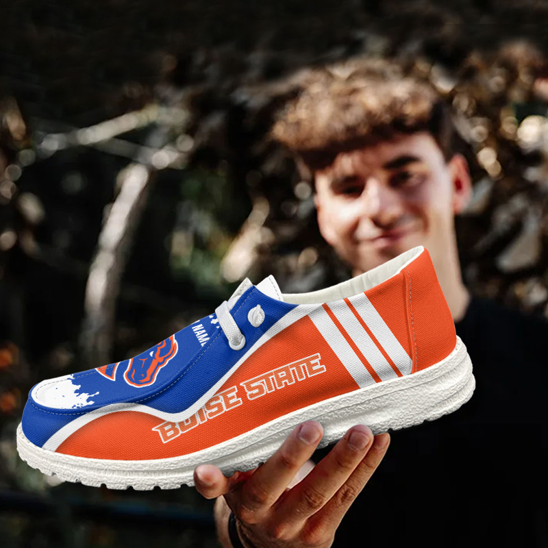 Boise State Broncos Lace Up Loafers Shoes 2026