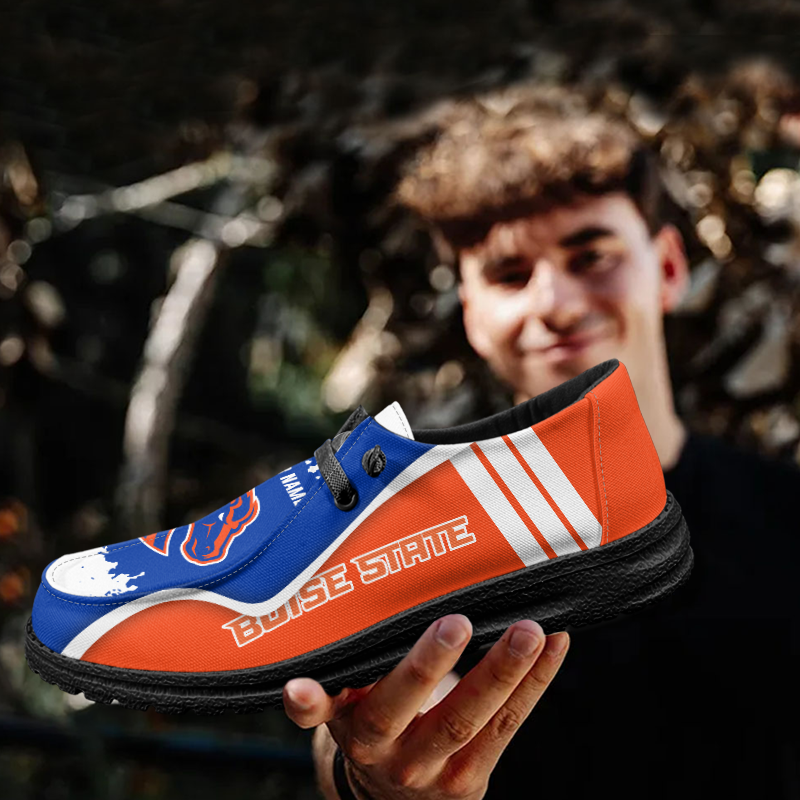 Boise State Broncos Lace Up Loafers Shoes 2026